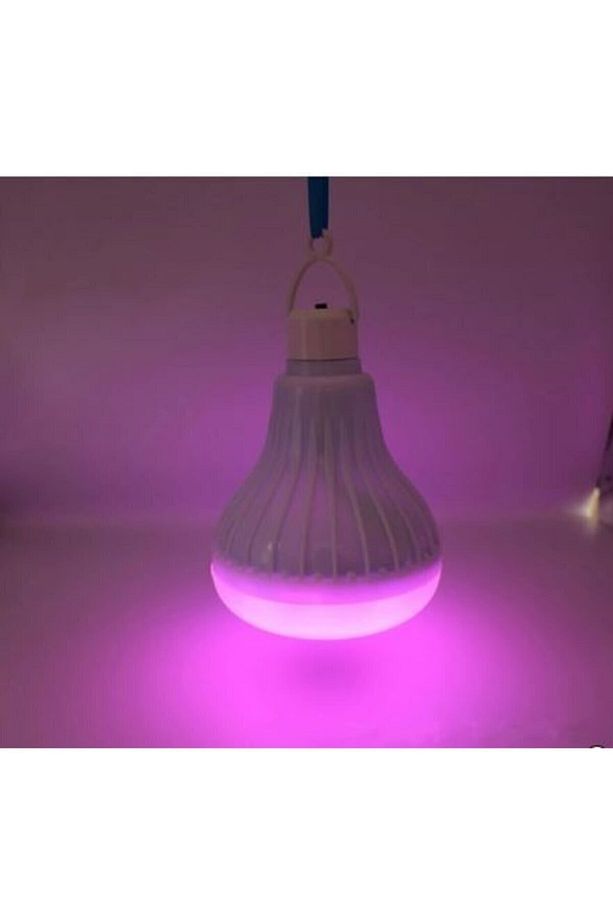 Gece Lambası Bluetooth Hoparlör Rgb Ledli Lamba Kumandalı Mp3 Çalar Ampul Renkli Ampul - 3