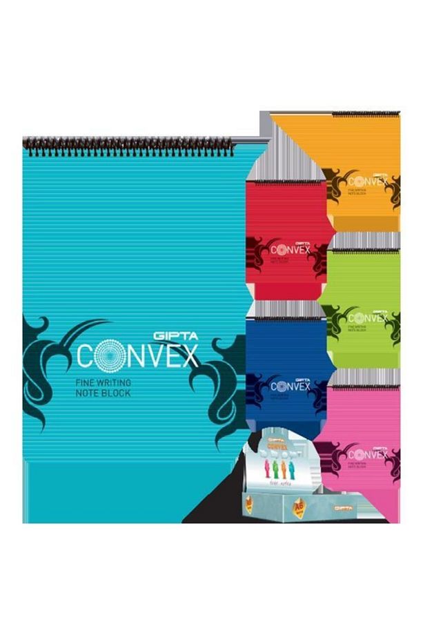 - 100 Yaprak A4 Convex Çizgili Defter Dikey Spiralli - 1