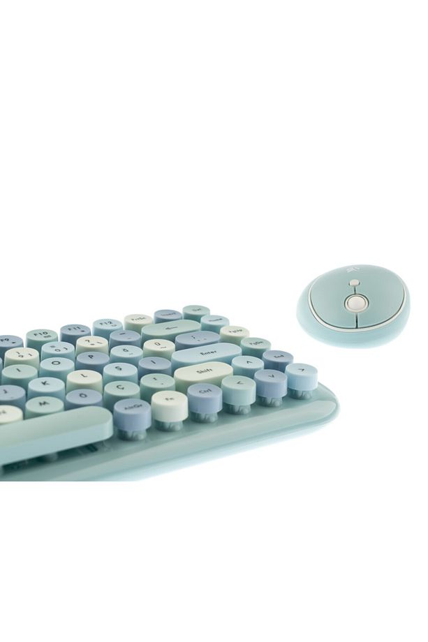 Azure Xt Retro Kablosuz Klavye Ve Mouse Setı - 5