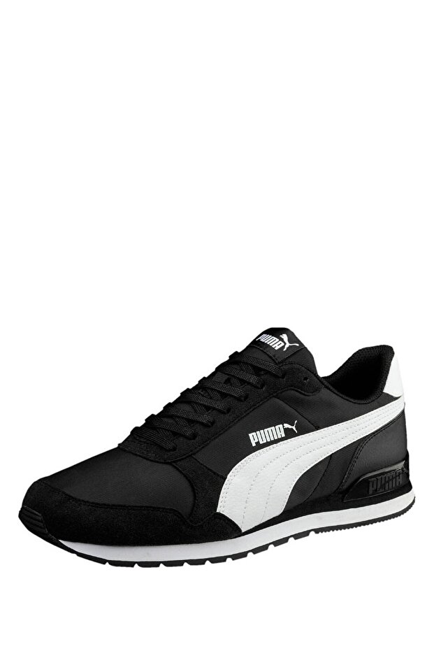 St Runner Mesh Siyah Yürüyüş Ayakkabısı Erkek - 1