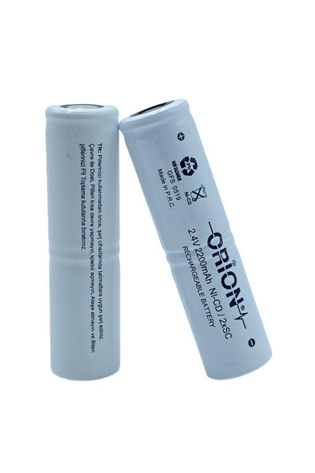 2.4v Ni-cd Sc 2200mah şarj Edilebilir Pil - 2