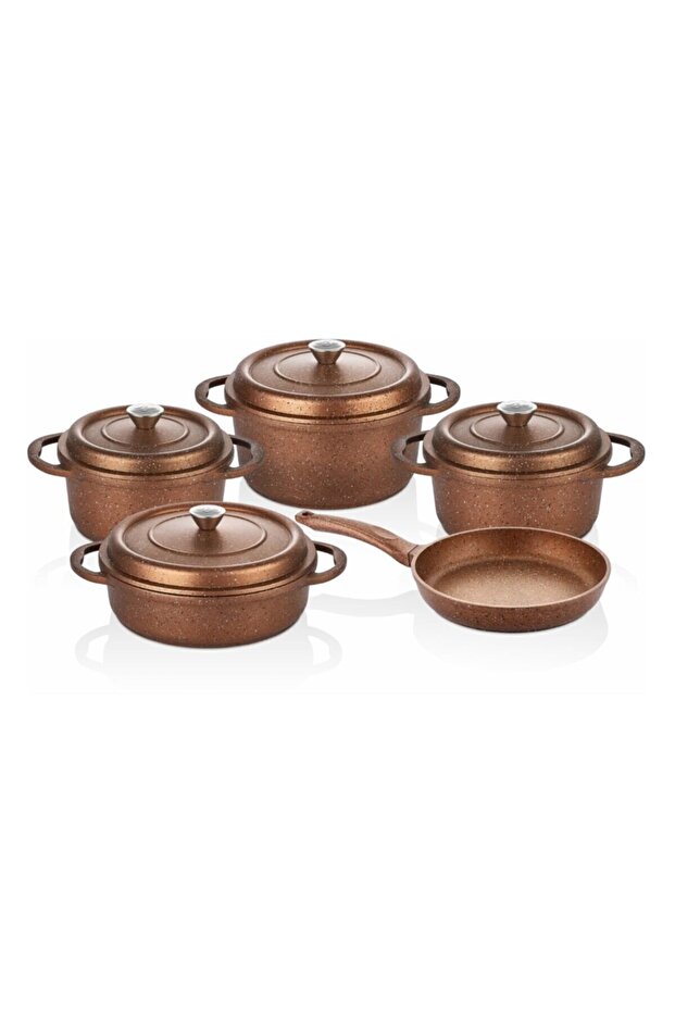 9 Parça Tanem Döküm Tencere Seti - 1