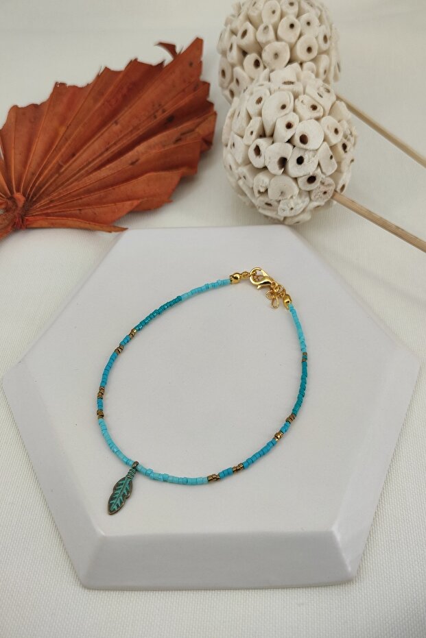 خلخال أوراق أصيلة مصنوعة يدويًا - 1