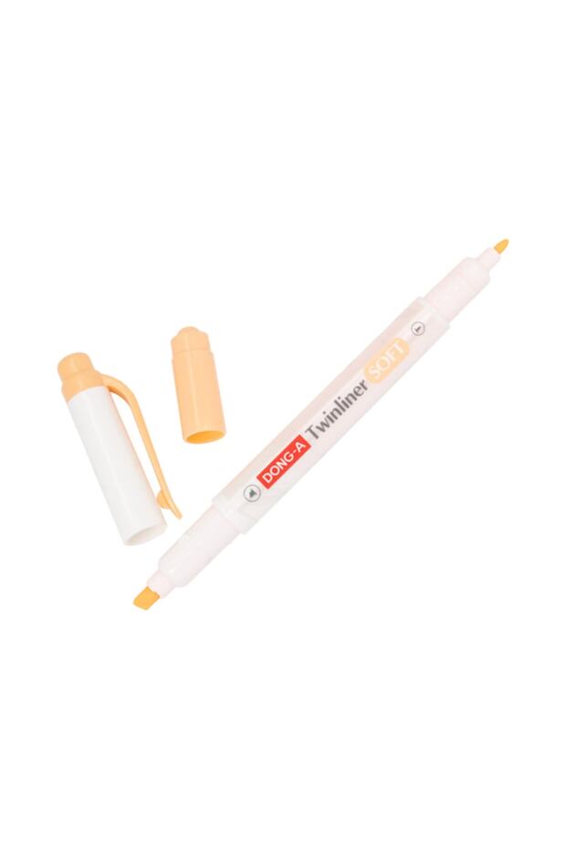 Twinliner Soft Çift Uçlu Pastel Işaretleme Kalemi Orange No:10 - 1