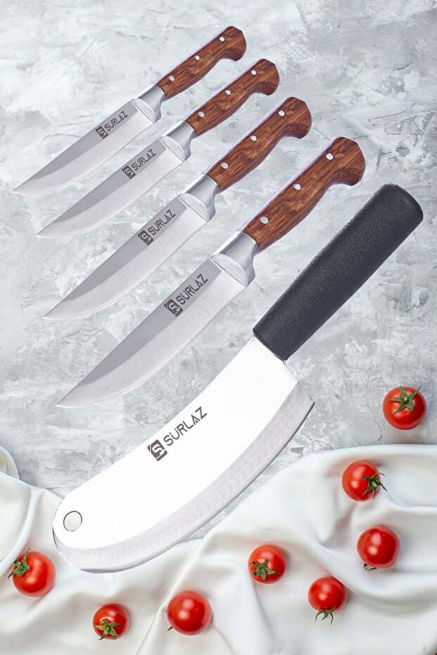 Mutfak Bıçak Seti Paslanmaz Çelik 10 Parça - 3