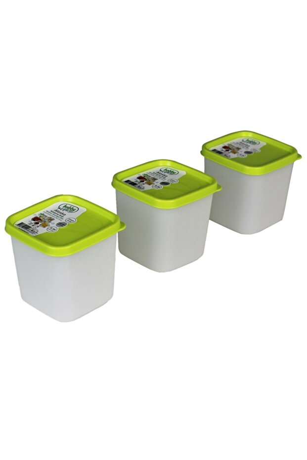 Alaska Nofrost Storage Container 0.38 Liter 3-Piece Green