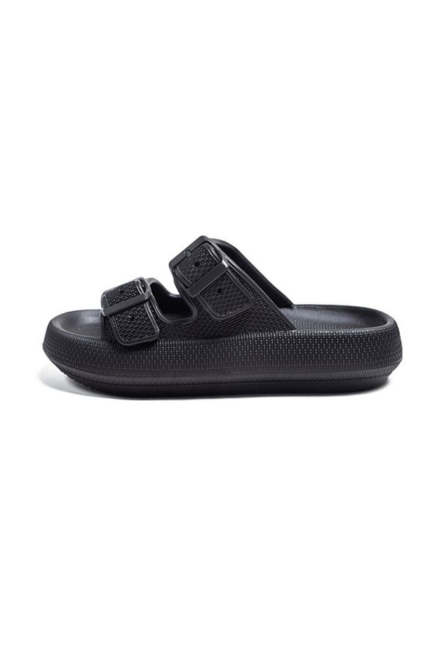 Cx-095.01 Yumuşak Kalın Tabanlı Unisex Plaj Havuz Bahçe Yazlık Günlük Terlik - 5