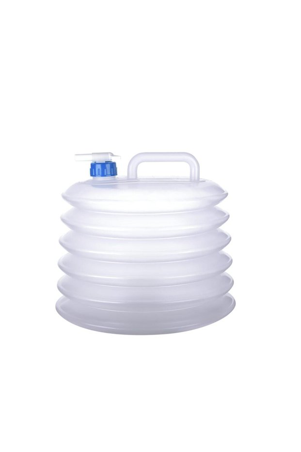Useful Faucet Cover Accordion Portable 10 Liter Can Container Bucket