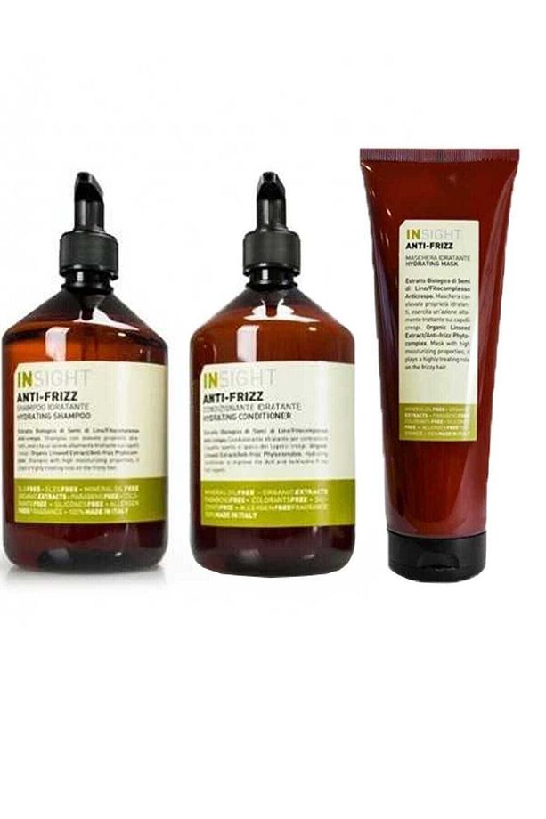 Anti Frizz Kabarma Önleyici Şampuan 400 ml + Krem 400 ml + Maske 250 ml 8029352351026 - 1