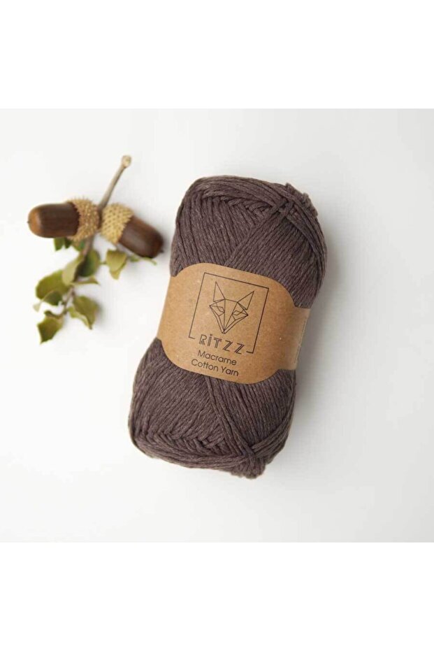 Thin Koton Macrame Thread // 1.5mm // 010 // Brown - 1
