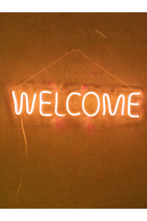 Welcome Neon Led Wall Decoration Lighting Neon Led Sign