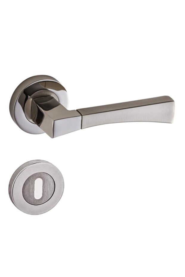 Doğans Simge Satin Nickel Rosette Door Handle Rosette Yale Left (Adet)