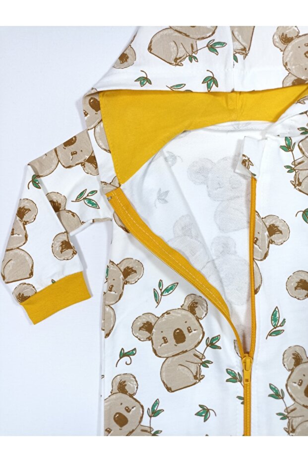 Koala Fermuarlı Bebek Tulum - 2