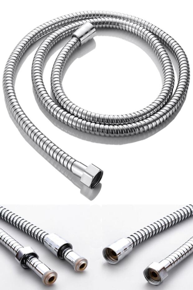 Yüksek Kaliteli Spiral Banyo Duş Hortumu 1,5 Metre - 1