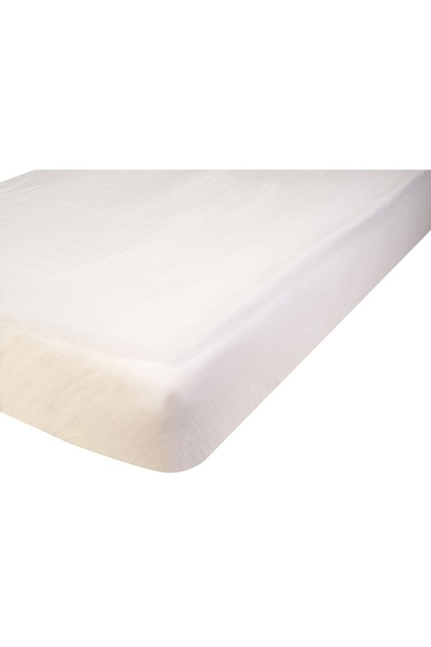 Elastic Baby & Kids Bedsheet Muslin Plain Colored 100% Cotton 70x130 cm