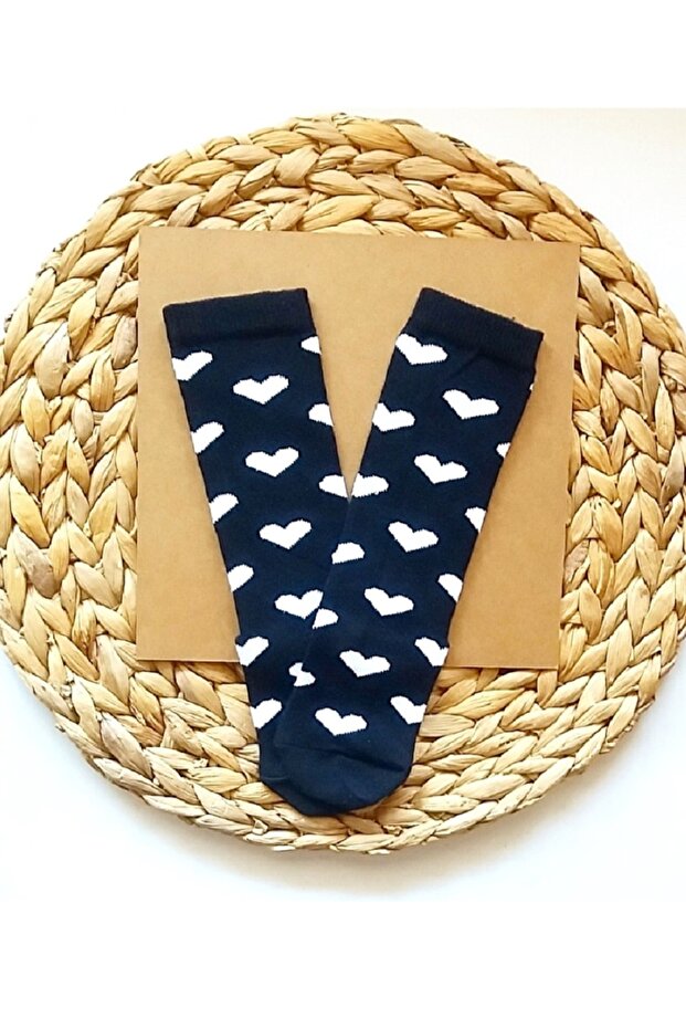 Baby Girl Heart Patterned Knee Socks Baby Knee Socks