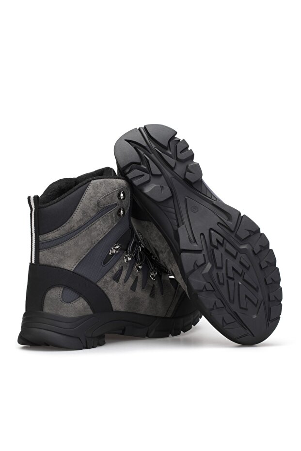 Μαύρες καπνιστές Unisex Μπότες πεζοπορίας εξωτερικού χώρου DS.1633 - 5