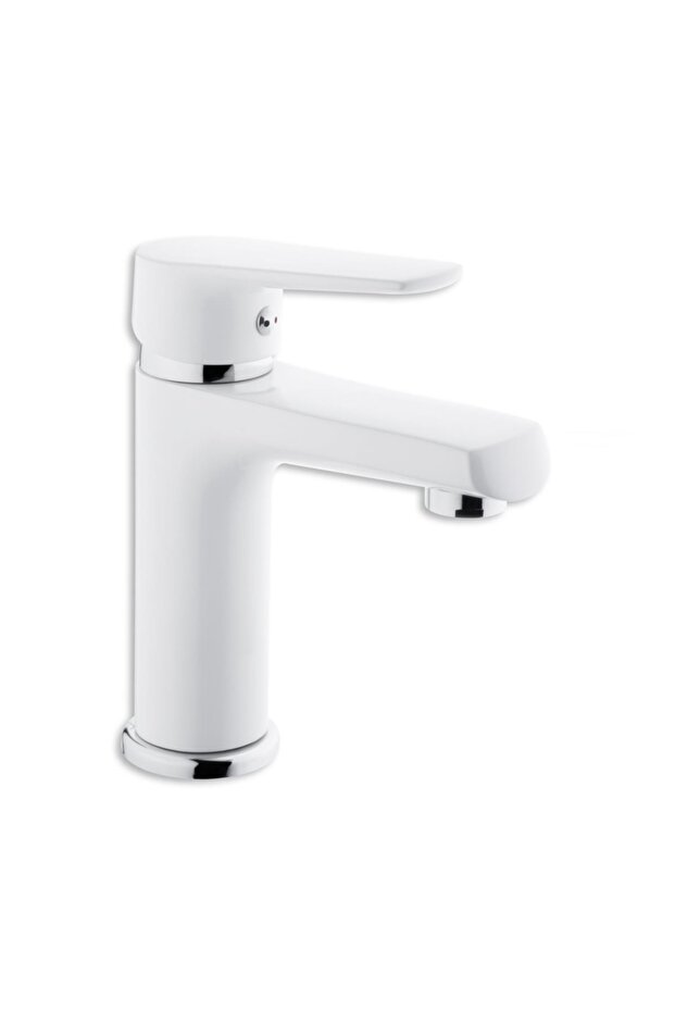 Tema Zenn Bathroom Sink Mixer Faucet White
