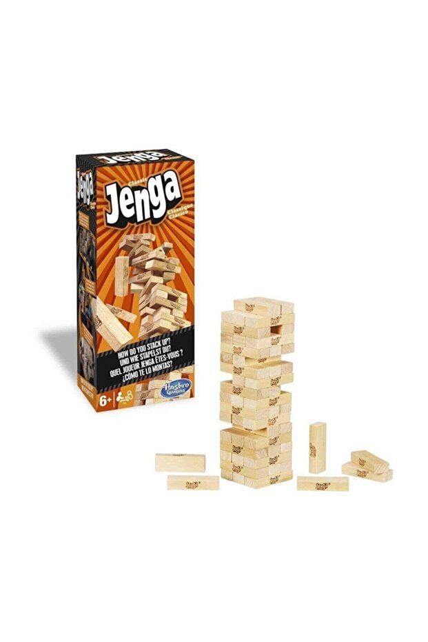 منتج أصلي مرخص من Hasbro Jenga Balance Game