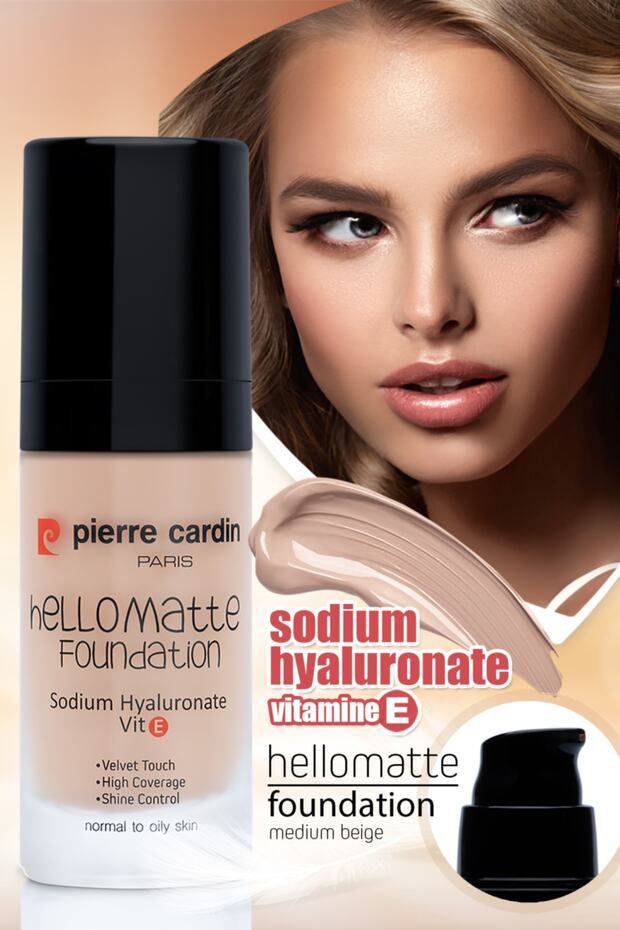 Hellomatte Foundation - Beige - 30 Ml - 4