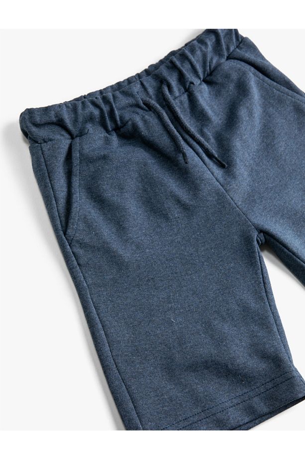 Basic Şort Beli Bağcıklı Cepli - 3