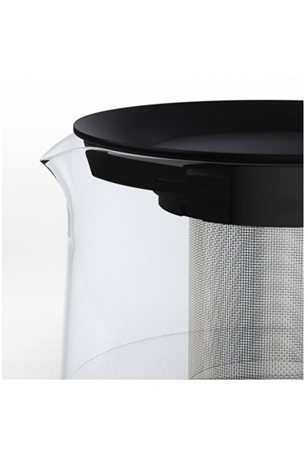 Cam Demlik, Çelik Süzgeçli, 600ml - 5