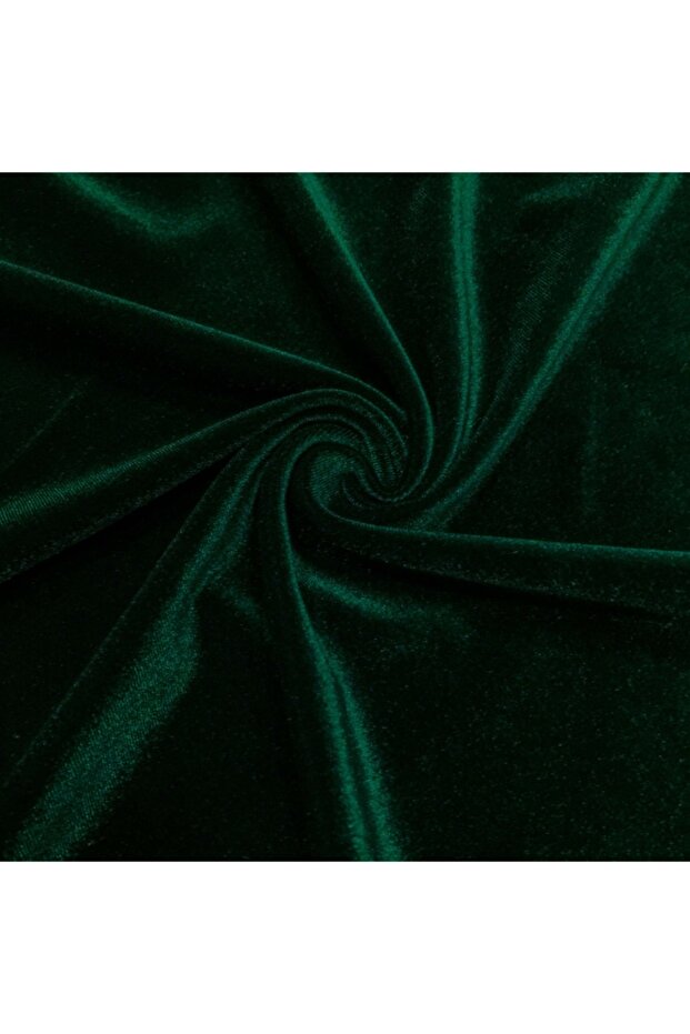 Emerald Green Silk Velvet Fabric