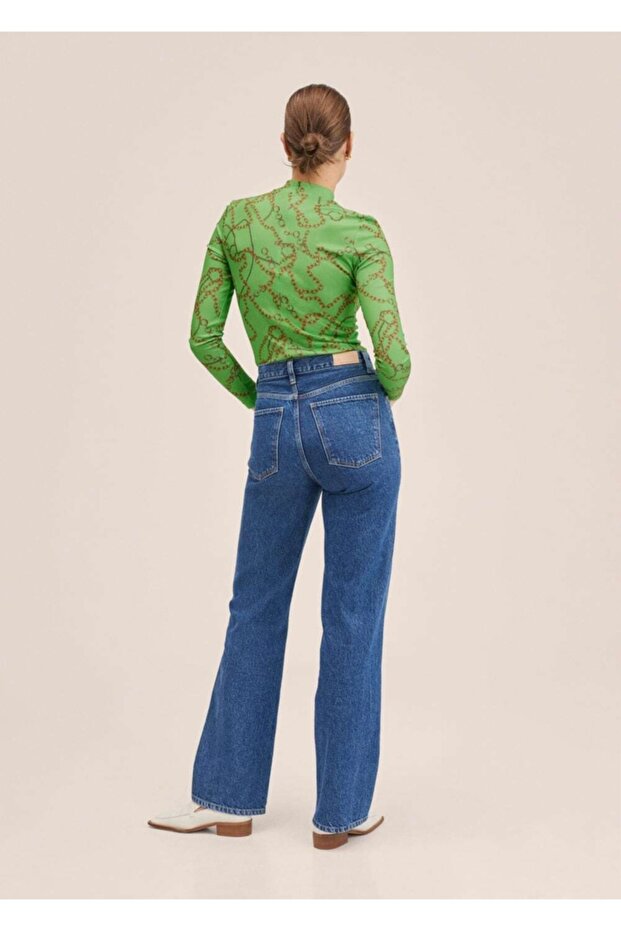 Zincir Baskılı Tişört - 4