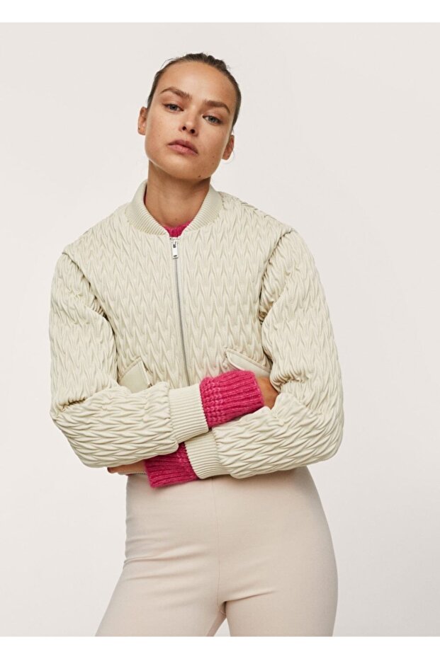 Dokulu Kısa Ceket - 1