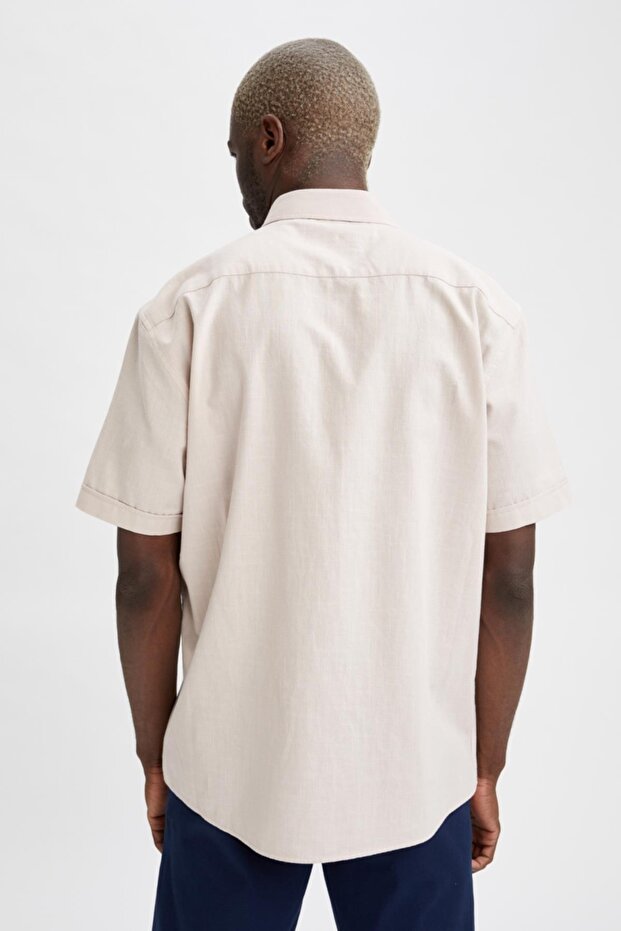 Regular Fit Basic Short Sleeve Shirt - 6