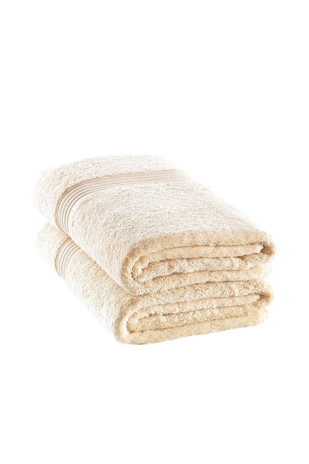 - 2 Adet 70x140 Cm Banyo Havlu Takımı | 550 gram | %100 Pamuk | Yumuşak, Emici Havlu Seti - 2