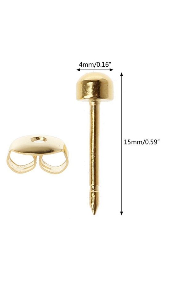 Küpe Piercing Kulak Delme Küpesi Kulak Deldirme Küpe 24 Adet 12 Çift Kulak Deldirme Küpeleri Çelik - 2