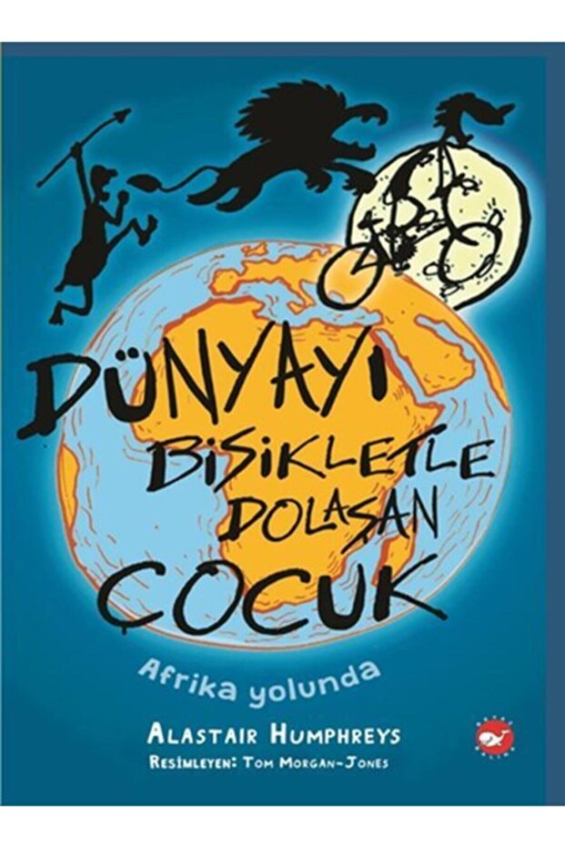 Child Travelling Around the World by Bicycle Africa Road