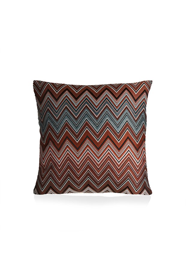 Zigzag Throw Pillow Cover - 1