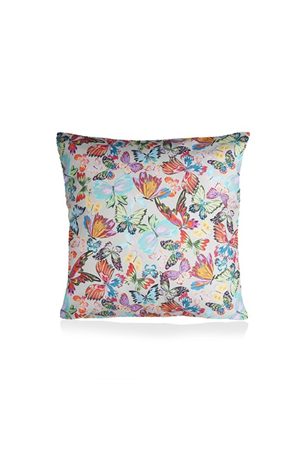 Patterned Throw Pillow Case - 1