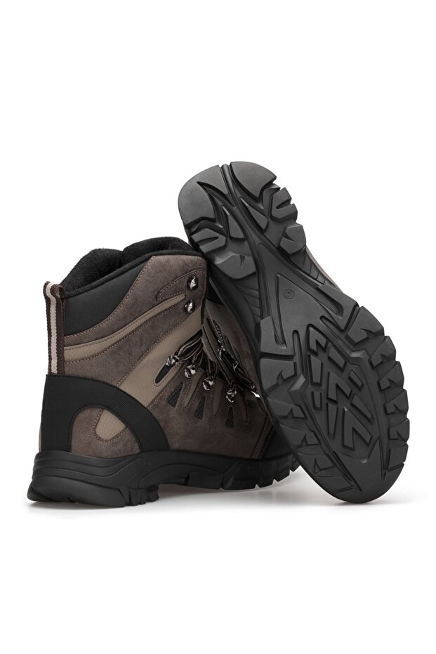 Czarne buty trekkingowe unisex taupe DS.1633 - 5