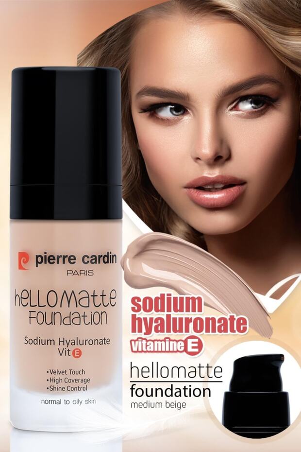 Hellomatte Foundation - Beige - 30 Ml - 7