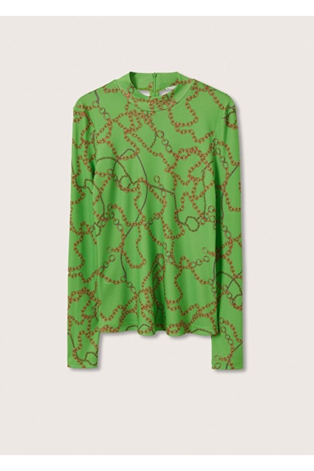 Zincir Baskılı Tişört - 3