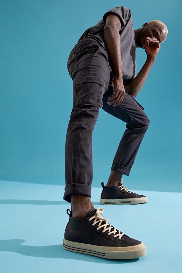 Regular Fit Kargo Cepli Jogger Pantolon - 5
