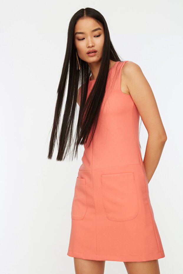 Rochie Coral Basic Tesuta TWOSS19AA0066 - 4