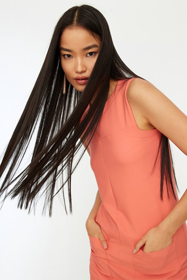 Rochie Coral Basic Tesuta TWOSS19AA0066 - 5