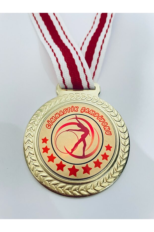 10 Pieces of Cimnastics Champion Medal Digital Printed