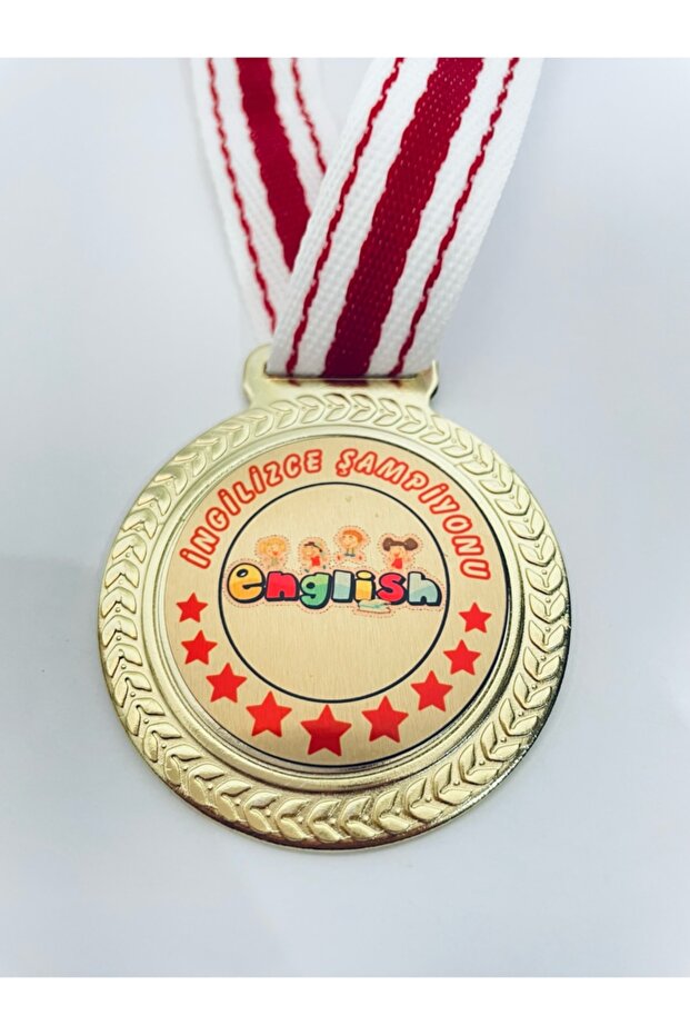 3 ميدالية أبطال إنجليزية مطبوعة رقميًا