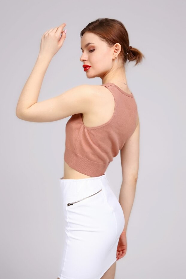 قميص داخلي محبوك برقبة مربعة - 5