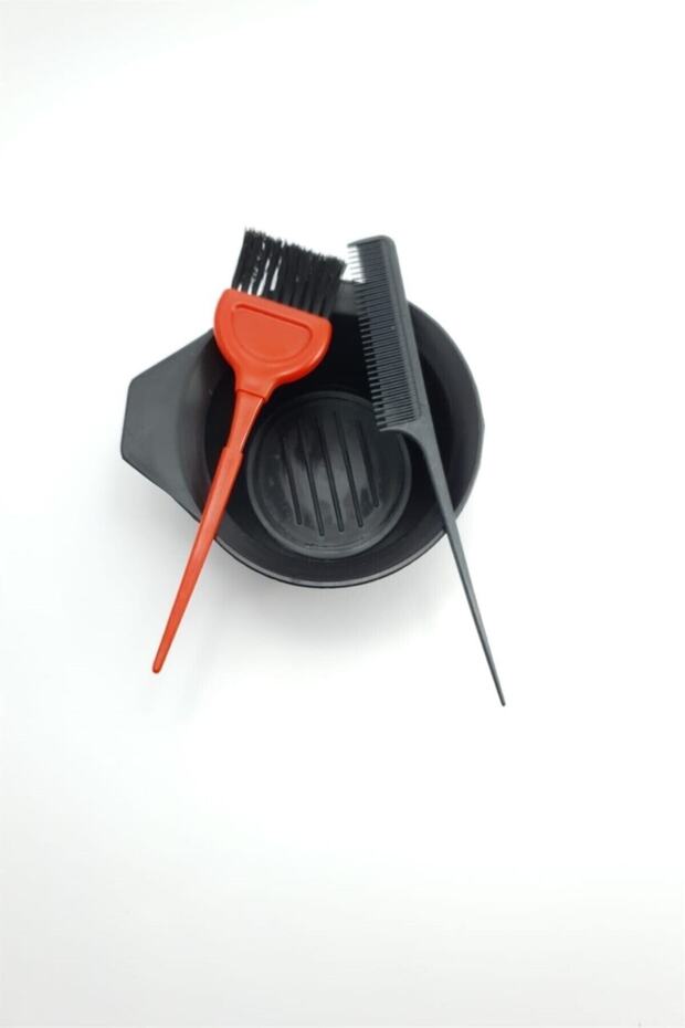 Hair Dye Brush + Crepe Comb + Dye Container Hair Coloring Set