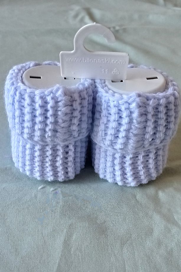 Recos Papyonlu Örgü Bebek Patik 0-6 Ay Kullanıma Uygun - 6