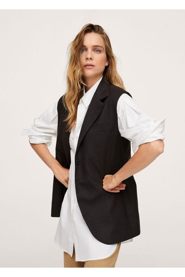 Oversize Kumaş Ceket - 6