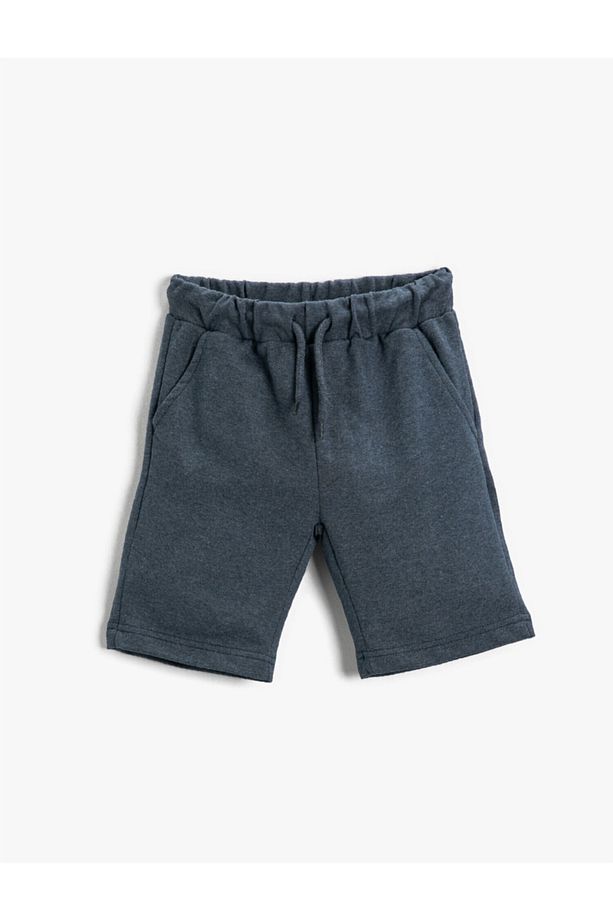 Basic Şort Beli Bağcıklı Cepli - 1