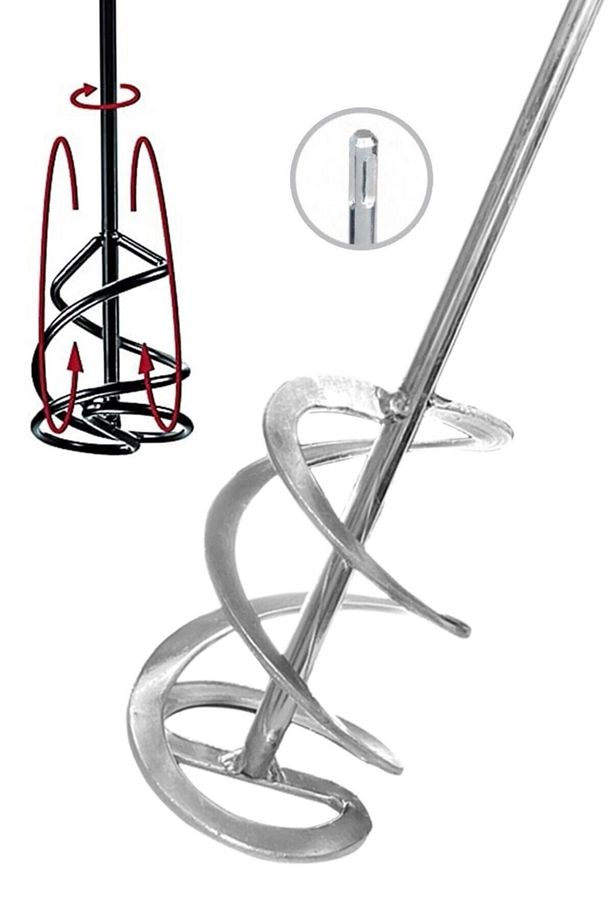 Çok Fonksiyonlu Matkaplarda Kullanmak Için 46cm Sds Uçlu Boya Karıştırıcılar - 2