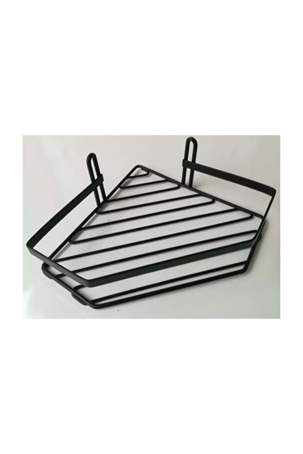 Single Pentagonal Corner Shelf Black - 4240-2 - 2